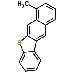 9-Methyl-11-thiabenzo[b]fluorene Structure