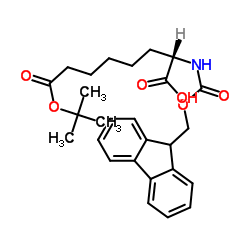 (S)-2-Fmoc-氨基辛二酸 8-叔丁酯结构式