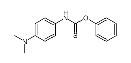 o-phenyl [4-(dimethylamino)phenyl]carbamothioate Structure