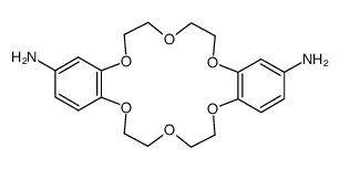 4,5'-diaminodibenzo-18-crown-6 ether Structure