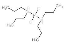 bis(dipropyl-l4-sulfanyl)platinum(IV) chloride Structure