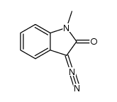 3-diazo-1-methyl-1,3-dihydro-2H-indole-2-one Structure