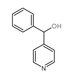 Phenyl(4-pyridyl)methanol Structure