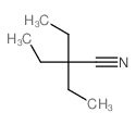 Butyronitrile, 2,2-diethyl-结构式