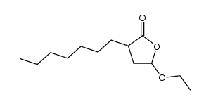 5-ethoxy-3-heptyl-dihydro-furan-2-one结构式