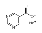 5-pyrimidinecarboxylic acid, sodium salt Structure