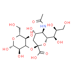 3-Sialyl-D-glucose (α/β mixture) Structure