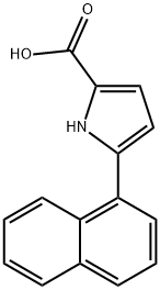 5-(萘-1-基)-1H-吡咯-2-羧酸结构式