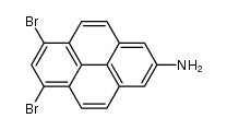 2-Amino-6,8-dibrom-pyren Structure