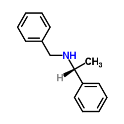 (R)-(+)-N-Benzyl-1-phenylethylamine Structure