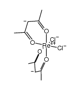 dichloro-bis(acetylacetonato)rhenium(IV) Structure