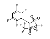 3-[bis(trifluoromethylsulfonyl)methyl]-1,2,4,5-tetrafluorobenzene Structure