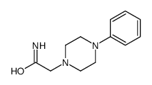 2-(4-苯基哌嗪-1-基)乙酰胺结构式