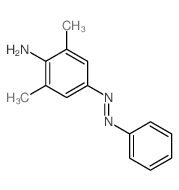 2,6-dimethyl-4-phenyldiazenyl-aniline Structure