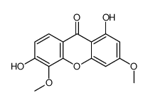 3,5-dimethoxy-1,6-dihydroxyxanthone Structure