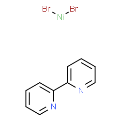 (2,2'-Bipyridine)nickel(II) dibromide Structure