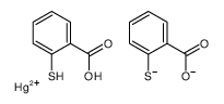 mercury(2+),2-sulfanylbenzoate结构式