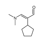 2-Cyclopentyl-3-(dimethylamino)-2-propenal结构式