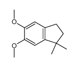 5,6-dimethoxy-1,1-dimethyl-2,3-dihydro-1H-indane结构式