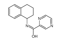 Pyrazinecarboxamide, N-(1,2,3,4-tetrahydro-1-naphthalenyl)- (9CI)结构式