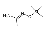 acetamide O-(trimethylsilyl)oxime结构式