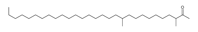 3,11-dimethylnonacosan-2-one结构式