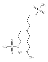 1-Propanol,3,3'-[[3-(dimethylamino)propyl]imino]bis-, dimethanesulfonate (ester) (9CI) Structure