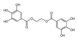 2-(3,4,5-trihydroxybenzoyloxy)ethyl 3,4,5-trihydroxybenzoate Structure