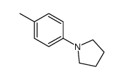 1-(4-甲基苯基)吡咯烷结构式