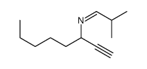 2-methyl-N-oct-1-yn-3-ylpropan-1-imine结构式