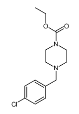 ethyl 4-(4-chlorobenzyl)piperazine-1-carboxylate结构式