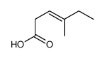 4-Methylhex-3-enoic acid Structure