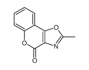 2-methylchromeno[3,4-d][1,3]oxazol-4-one结构式