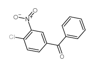3-硝基-4-氯二苯甲酮结构式