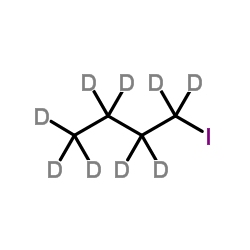 1-碘丁烷-D9结构式