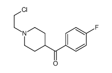 [1-(2-chloroethyl)piperidin-4-yl]-(4-fluorophenyl)methanone结构式