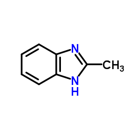 2-甲基苯并咪唑结构式
