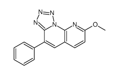8-methoxy-4-phenyltetrazolo[1,5-a][1,8]naphthyridine Structure