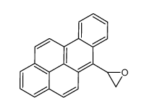 6-Oxiranylbenzo[a]pyrene结构式