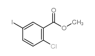 2-氯-5-碘苯甲酸甲酯结构式