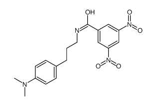 N-[3-[4-(dimethylamino)phenyl]propyl]-3,5-dinitrobenzamide结构式