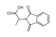 2-(1-亚甲基-3-氧代-1,3-二氢-2H-异吲哚-2-基)丙酸结构式