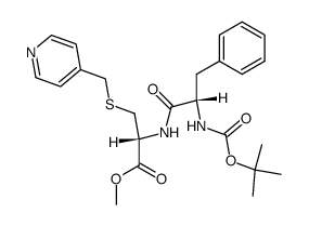 Boc-Phe-Cys(-S-4-picolyl)-O-Me Structure
