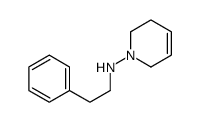 N-(2-phenylethyl)-3,6-dihydro-2H-pyridin-1-amine结构式