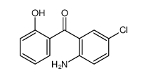 (2-amino-5-chlorophenyl)-(2-hydroxyphenyl)methanone结构式