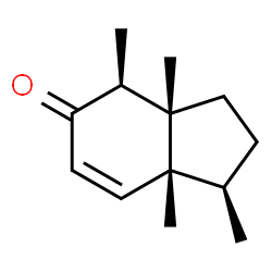 5H-Inden-5-one,1,2,3,3a,4,7a-hexahydro-1,3a,4,7a-tetramethyl-,(1R,3aS,4S,7aR)-(9CI) Structure