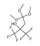 1,1,1-trifluoro-4,4,4-trimethoxy-2-(trifluoromethyl)butan-2-ol Structure