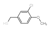 3-CHLORO-4-METHOXYBENZYL MERCAPTAN结构式