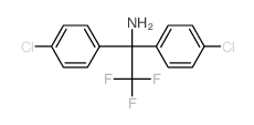 Benzenemethanamine,4-chloro-a-(4-chlorophenyl)-a-(trifluoromethyl)- Structure