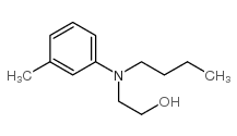 3-methyl-N-butyl-N-hydroxyethylaniline结构式